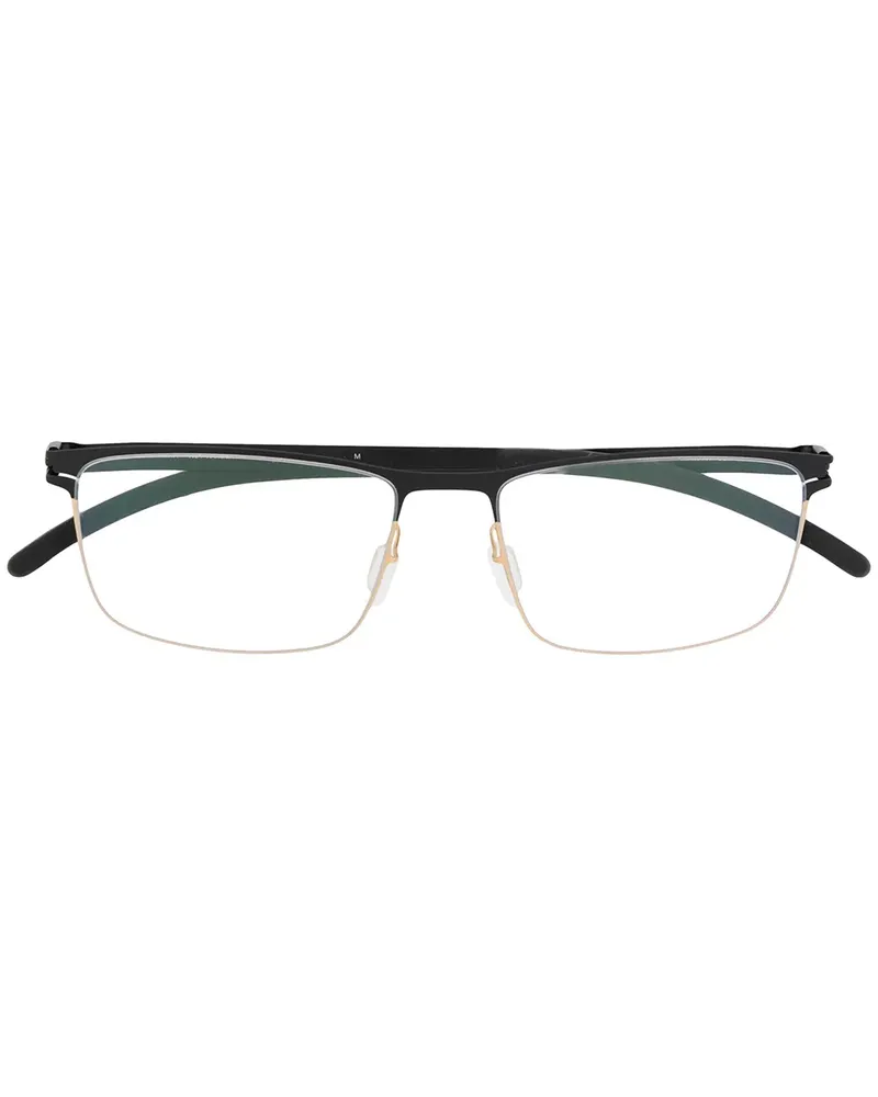 Mykita Zweifarbige 'Xander' Brille - Schwarz Schwarz