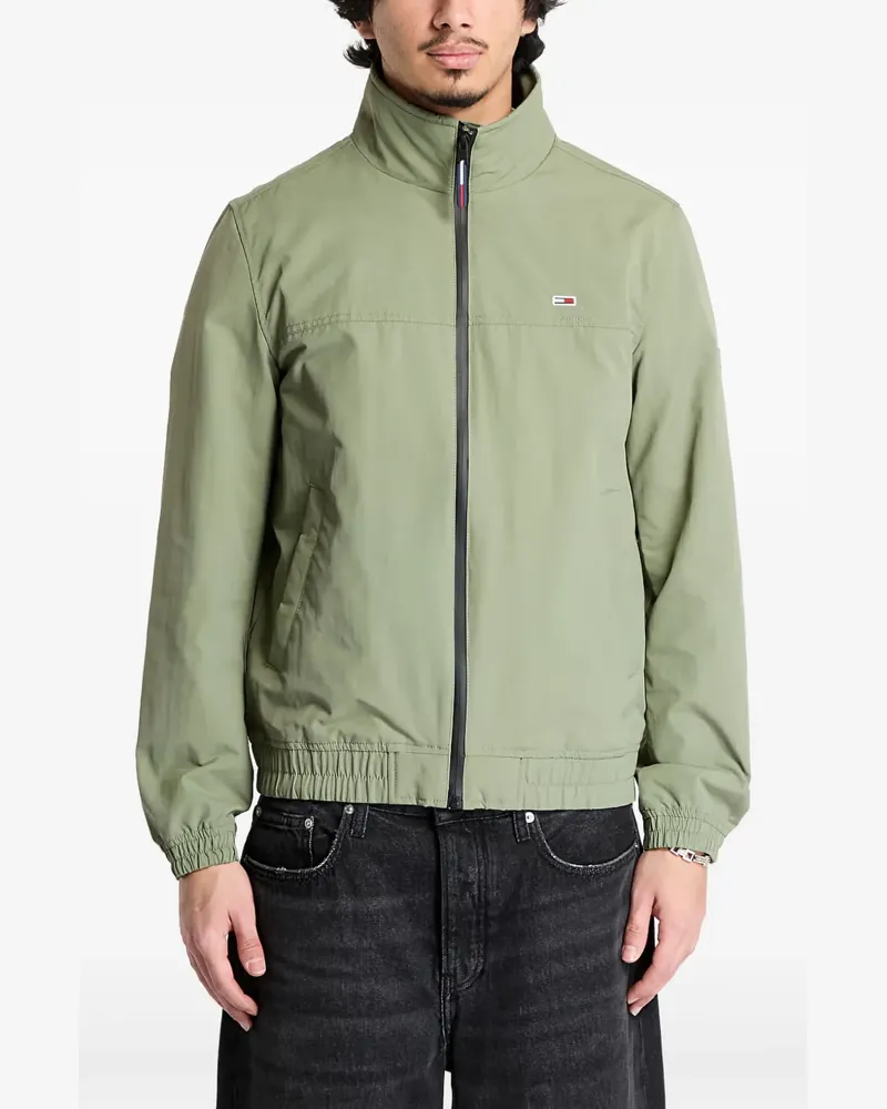 Tommy Hilfiger Bomberjacke mit Logo-Patch - Grün Grün