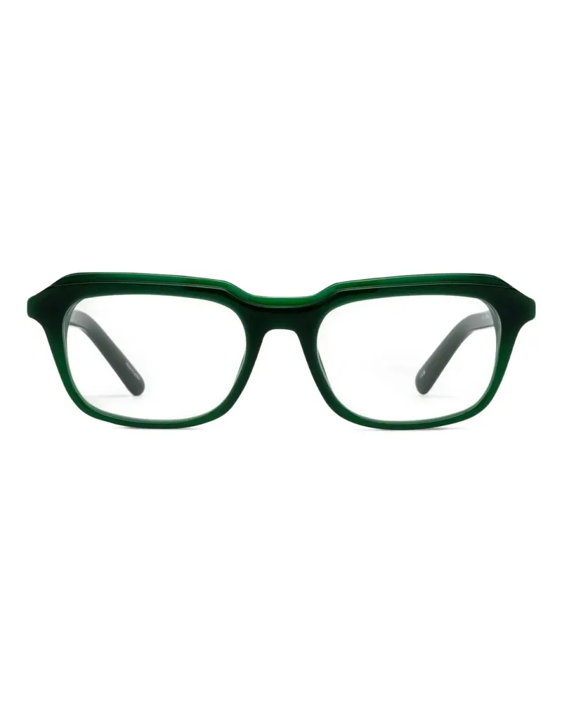 Jacquemus Citta Brille mit geometrischem Gestell - Grün Grün