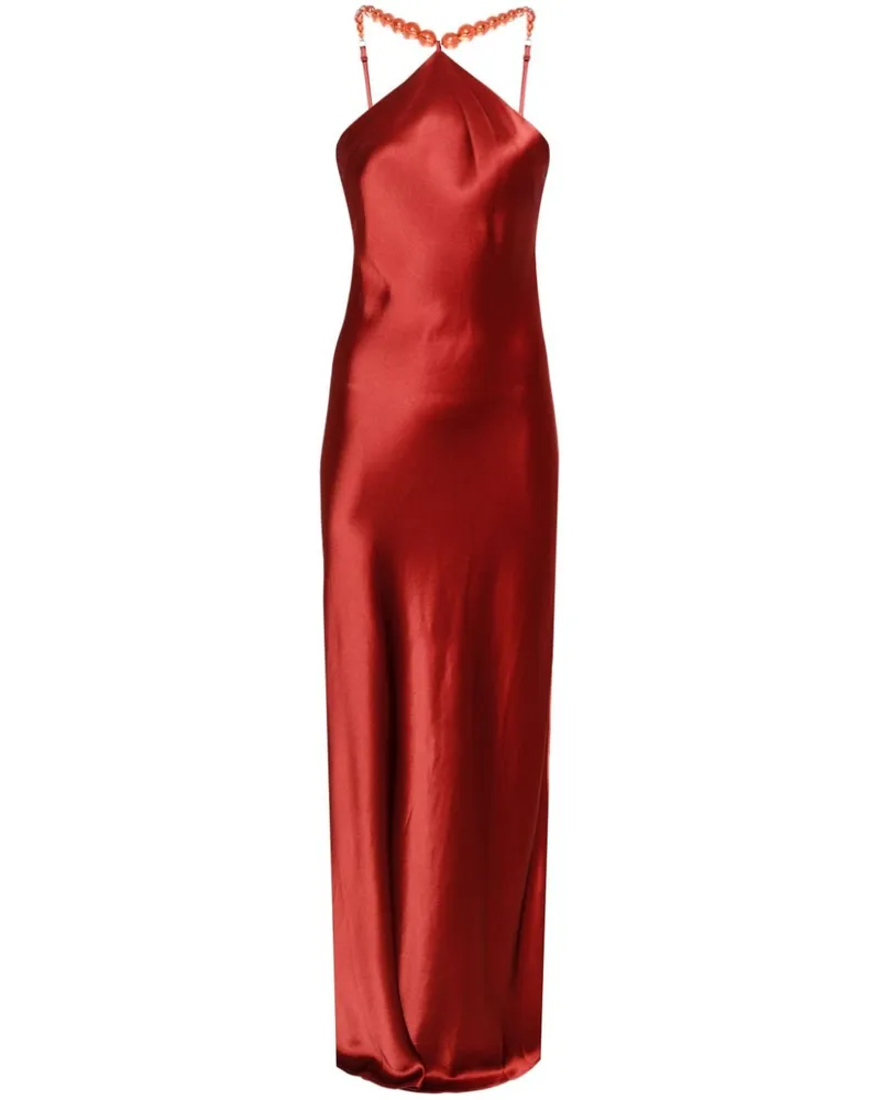 STAUD Cadence Kleid - Rot Rot