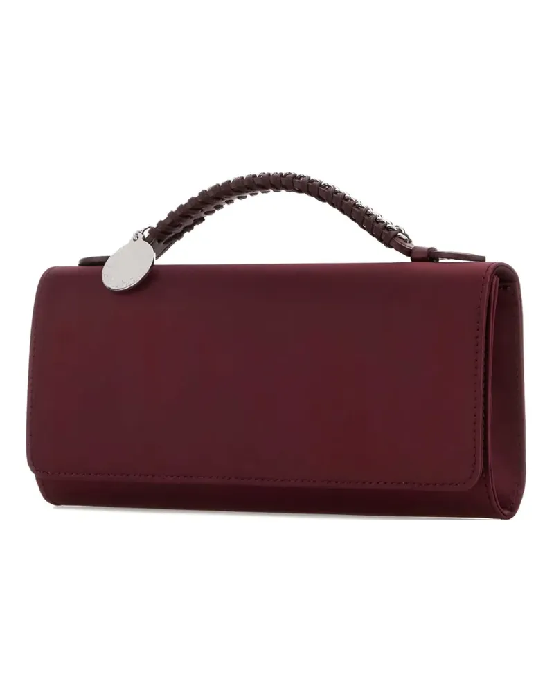 Stella McCartney Falabella satin braided-handle tote - Rot Rot