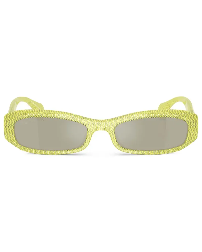 Alain Mikli Sonnenbrille mit eckigem Gestell - Grün Grün