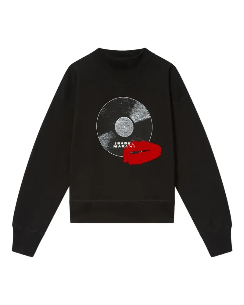 Isabel Marant Mylan graphic-print sweatshirt - Schwarz Schwarz