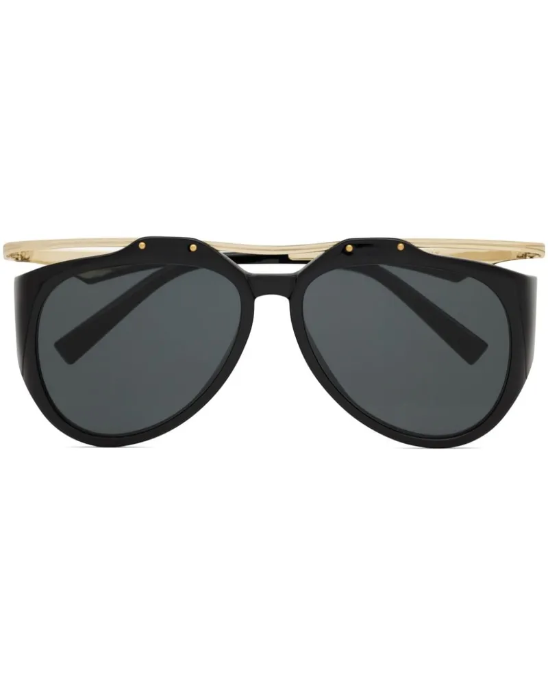 Saint Laurent Getönte Amelia Pilotenbrille - Schwarz Schwarz