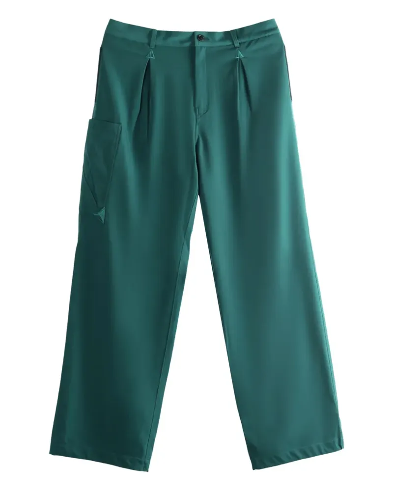Asics x  x Kiko Kostsdinov Novalis pocket pleated trousers - Grün Grün