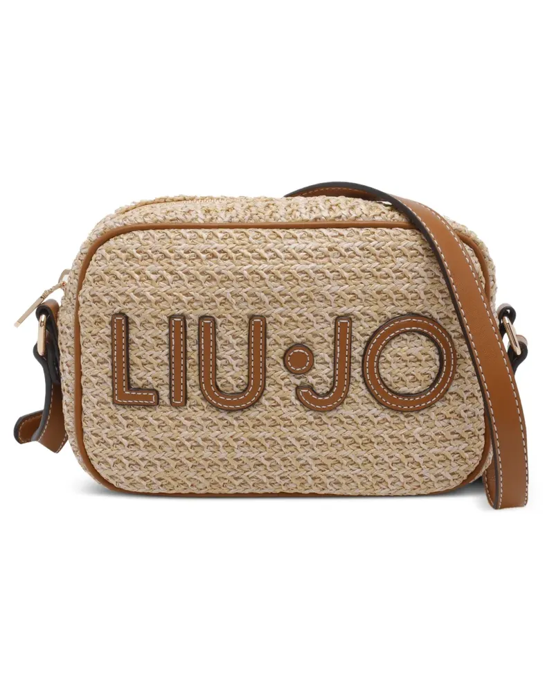 Liu Jo Schultertasche mit Logo - Nude Nude