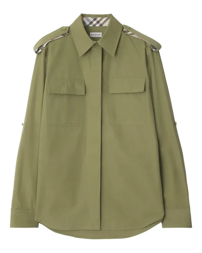 Burberry Klassisches Hemd - Grün Grün