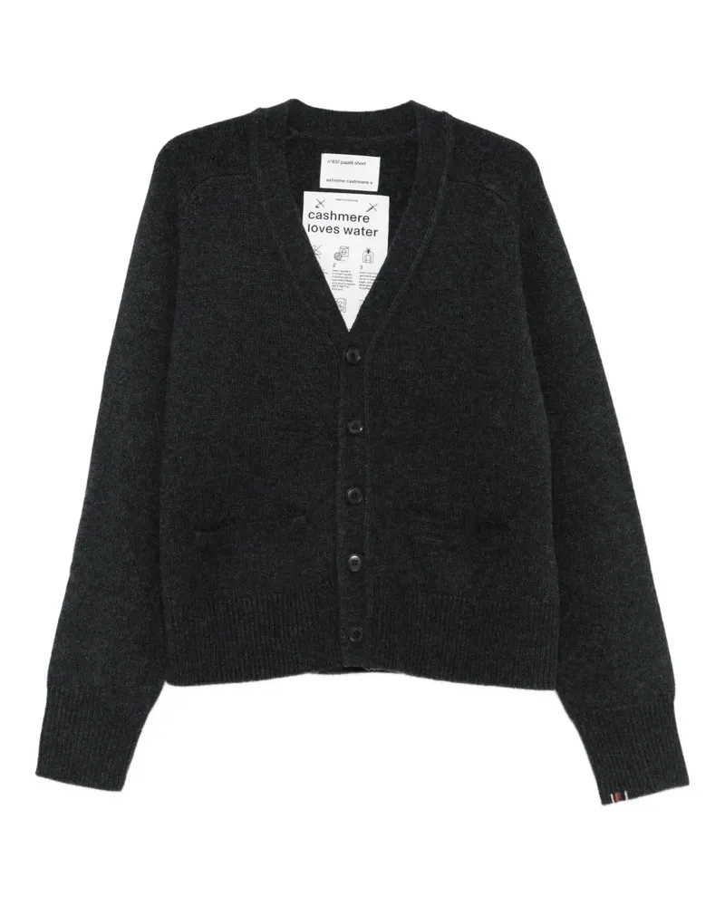 extreme cashmere cashmere cardigan - Schwarz Schwarz