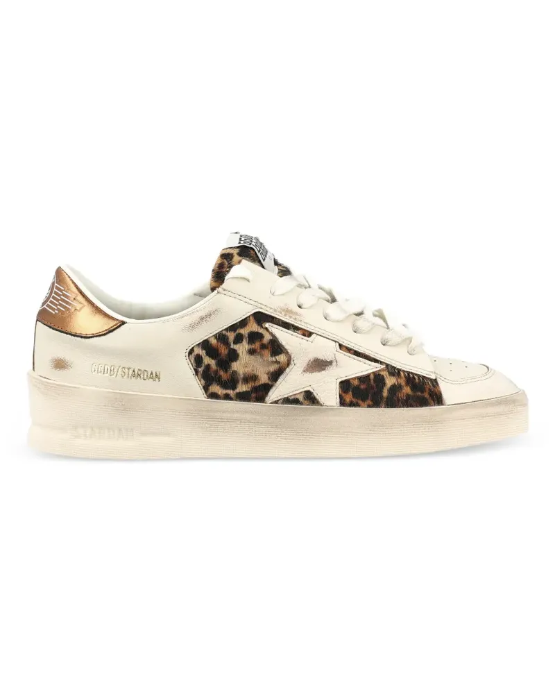 Golden Goose Stardan leopard-print sneakers - Nude Nude