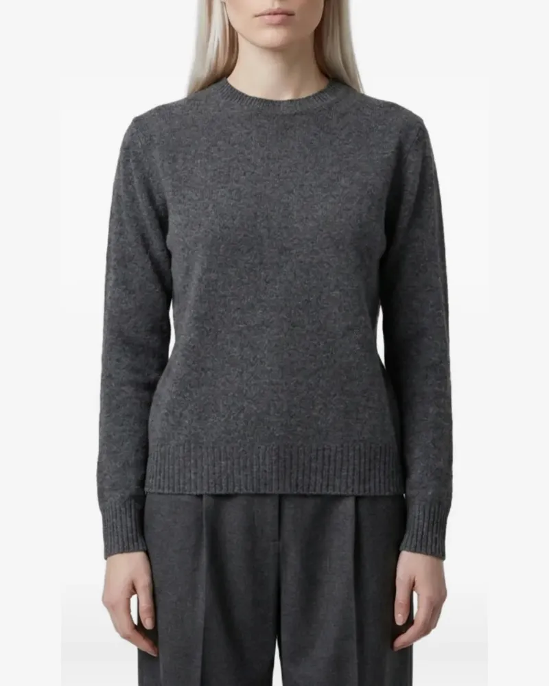 Max Mara Pullover aus Kaschmirgarn - Dunkelgrau Grau