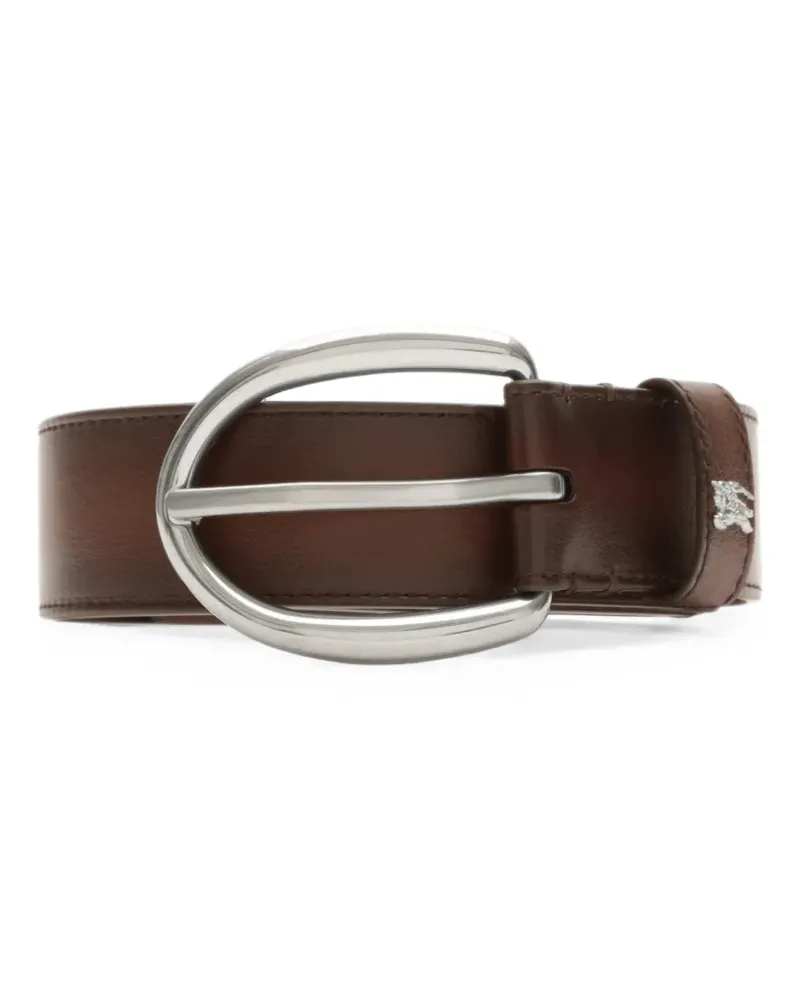 Burberry leather logo-detail belt - Braun Braun