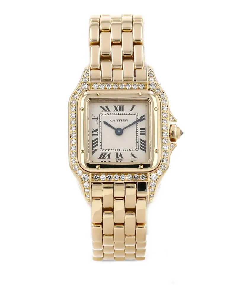 Cartier 1990s Panthère Diamond Armbanduhr 22mm - Nude Nude