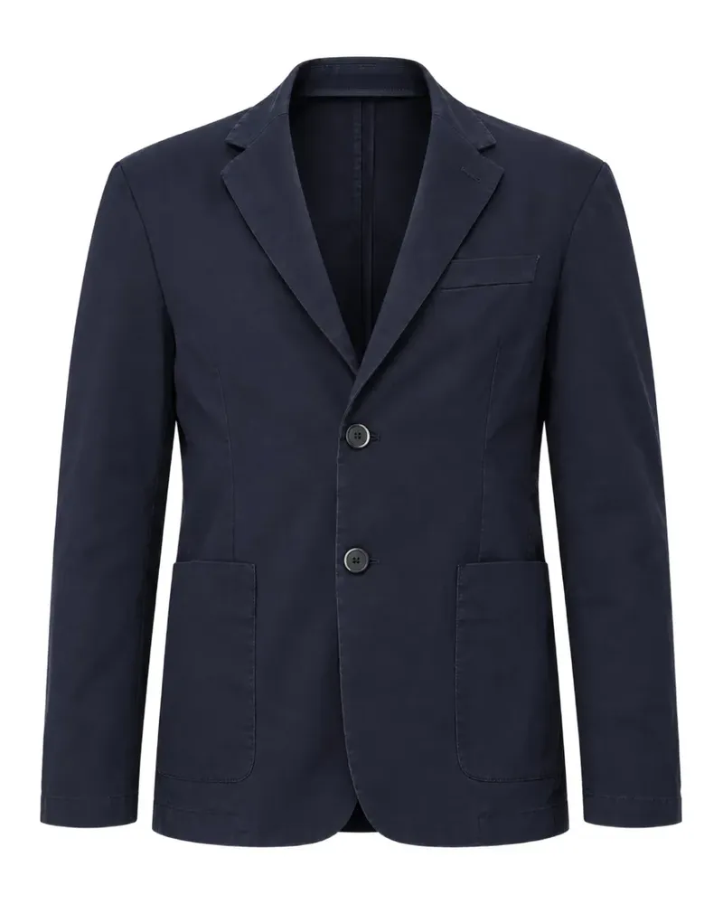 BARENA notched-lapel single-breasted blazer - Blau Blau