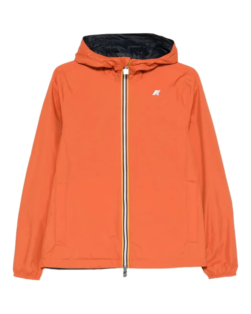 K-Way hooded zip jacket - Orange Orange