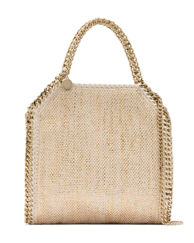 Stella McCartney Falabella chain-trim tote bag - Nude Nude