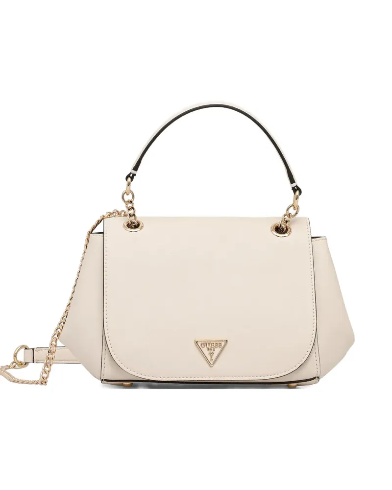 Guess Talent logo-plaque shoulder bag - Nude Nude