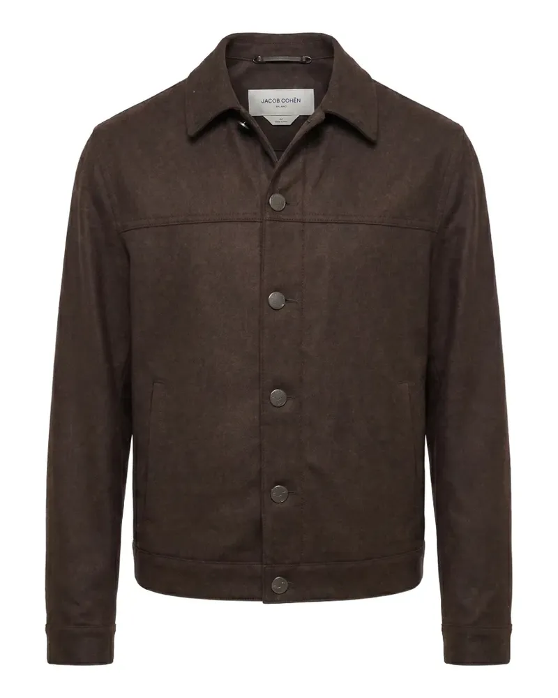 Jacob Cohën Hemdjacke mit Knopfverschluss - Braun Braun