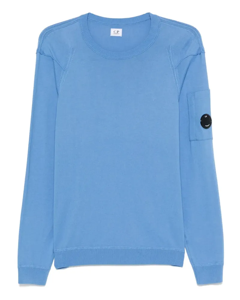 C.P. Company Pullover mit Lens-Detail - Blau Blau