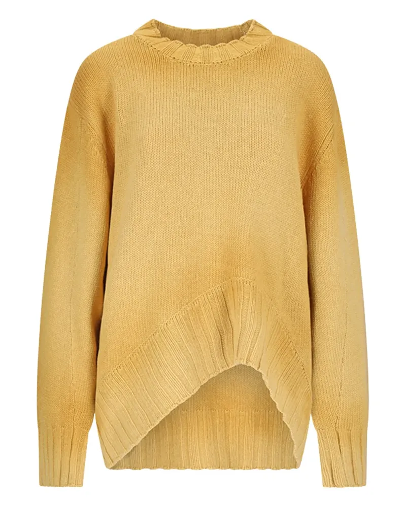 ATTICO Pullover mit getöntem Saum - Gelb Gelb