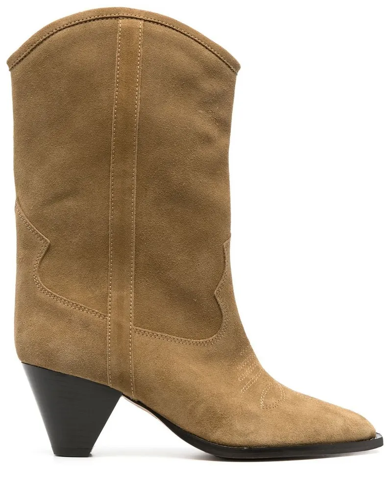 Isabel Marant Stiefel im Western-Look 70mm - Nude Nude