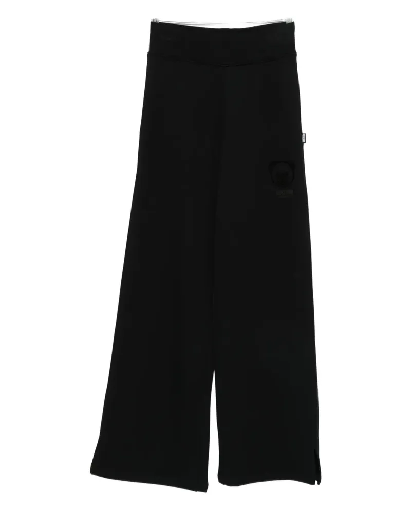 Moschino Hose mit Teddy-Logo - Schwarz Schwarz