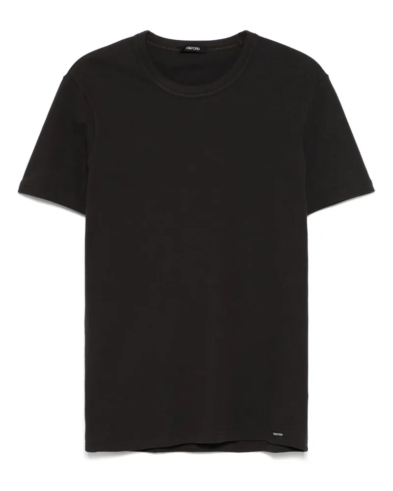 Tom Ford T-Shirt mit rundem Ausschnitt - Grau Grau