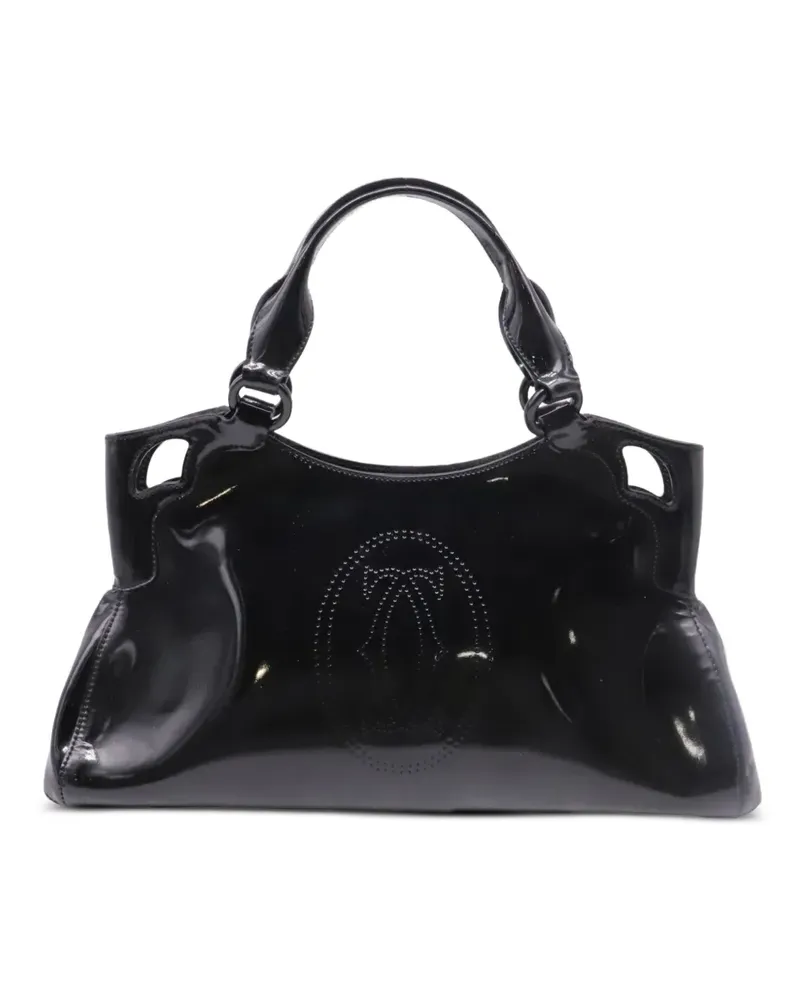 Cartier Marcello de  Tote Bag aus Lackleder - Schwarz Schwarz