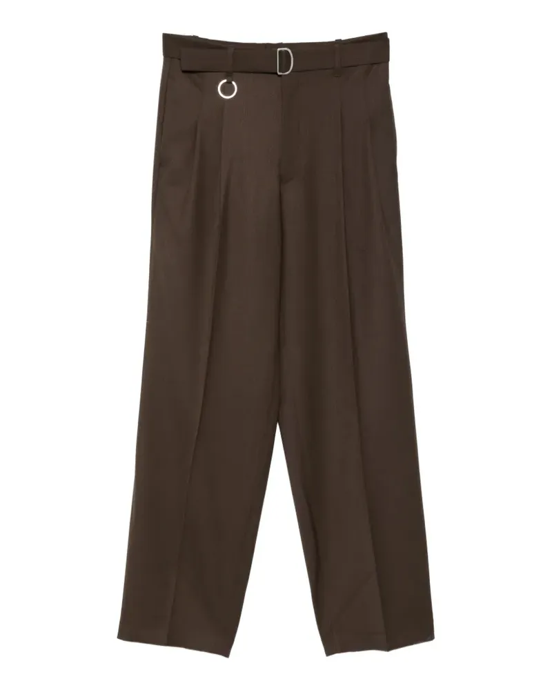 Études Studio buckle loose suit trousers - Braun Braun
