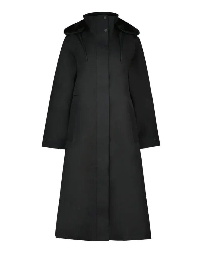 RAINS Suva Softshell A-line coat - Schwarz Schwarz