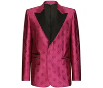 Smoking mit Jacquardmuster - Rosa