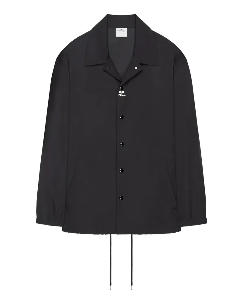 Courrèges Jacke mit Knöpfen - Schwarz Schwarz