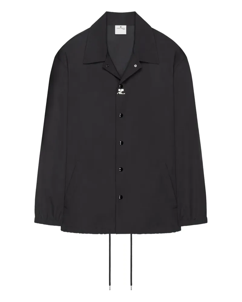 Courrèges Jacke mit Knöpfen - Schwarz Schwarz