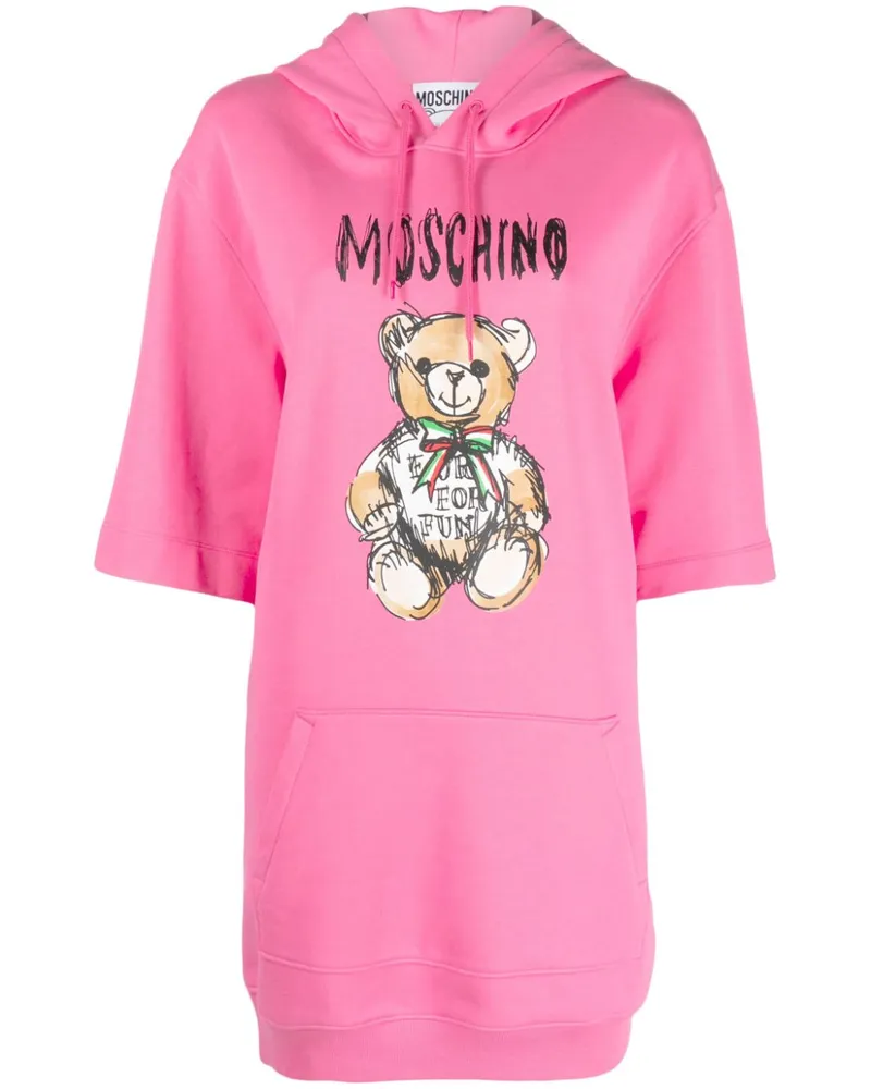 Moschino Minikleid mit Teddy Rosa