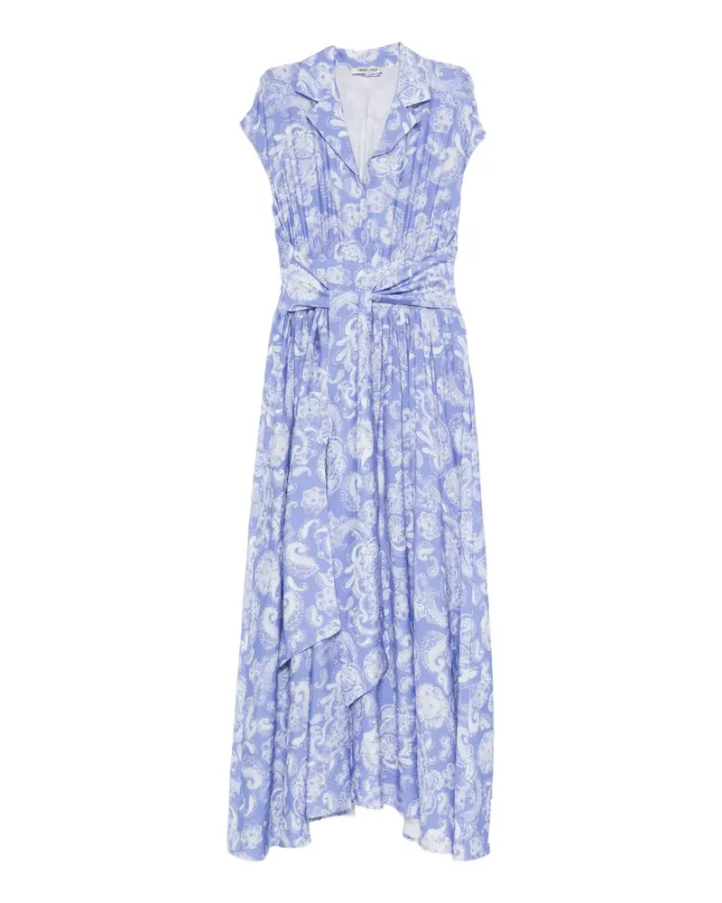 MAX&MOI zip asymmetric dress - Blau Blau