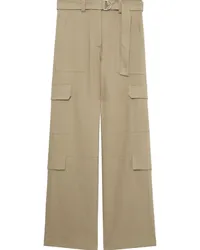 MSGM Gewebte Cargohose Nude