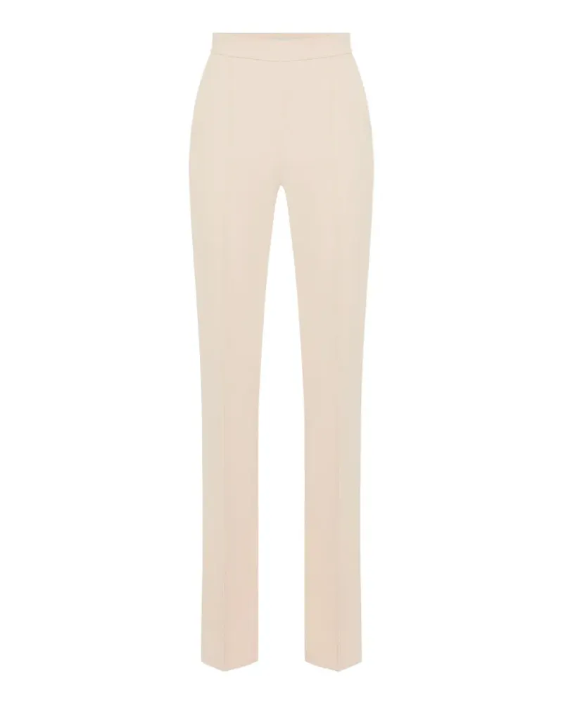 Elisabetta Franchi Lightweight ribbed trousers - Nude Nude