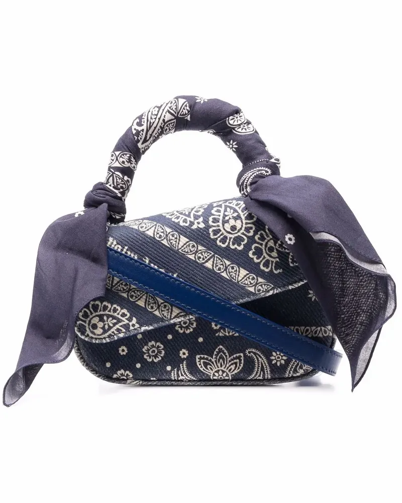 Palm Angels Mini Crash Handtasche - Weiß Weiß