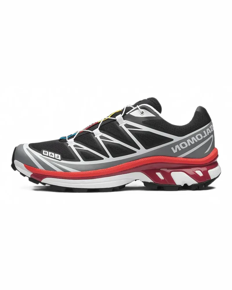 Salomon XT Sneakers mit Kontrasteinsätzen - Schwarz Schwarz