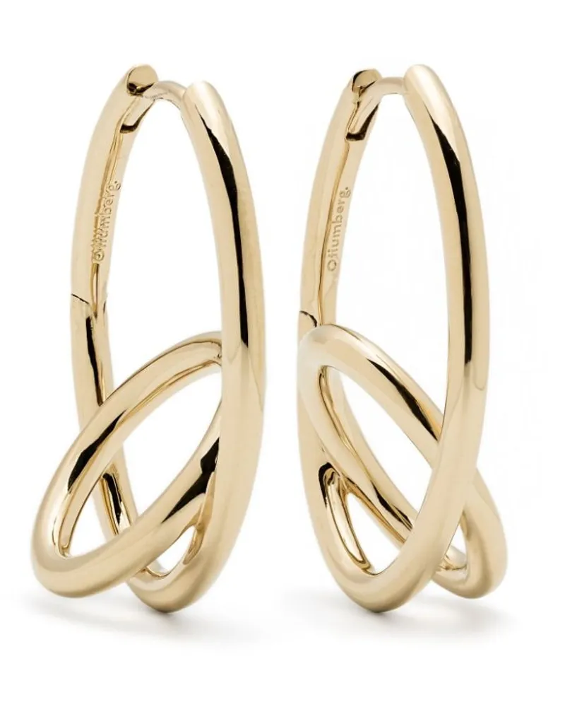 OTIUMBERG Spiralis Creolen aus 14kt -Vermeil Gold