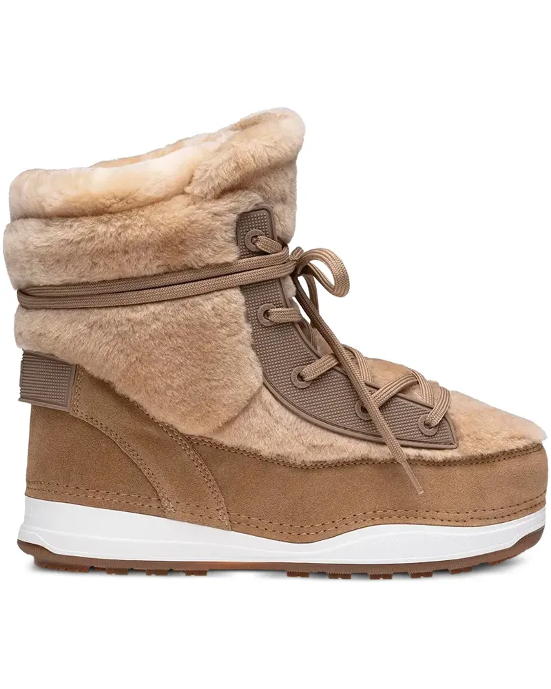 Bogner fur lace-up snow boots - Braun Braun