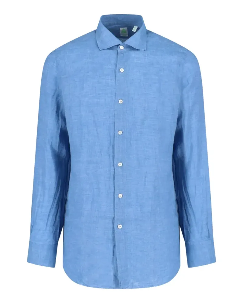 Finamore 1925 Gaeta buttoned shirt - Blau Blau