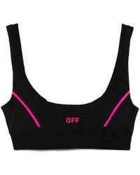 OFF-WHITE Off Stamp Seamless Sport-BH Schwarz