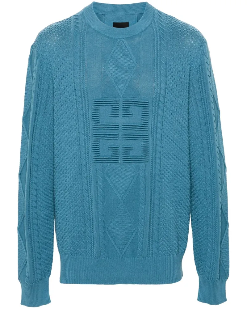 Givenchy Pullover mit 4G - Blau Blau