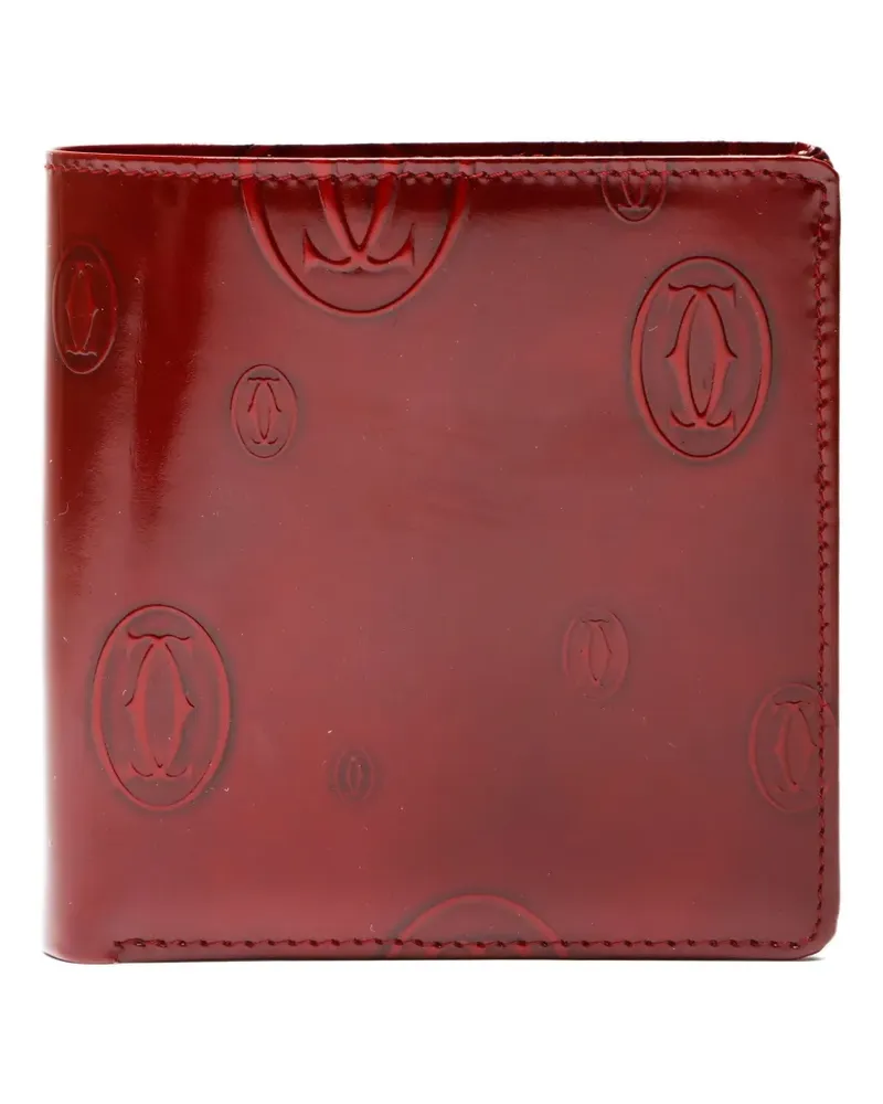 Cartier 2000s logo-embossed leather wallet - Rot Rot
