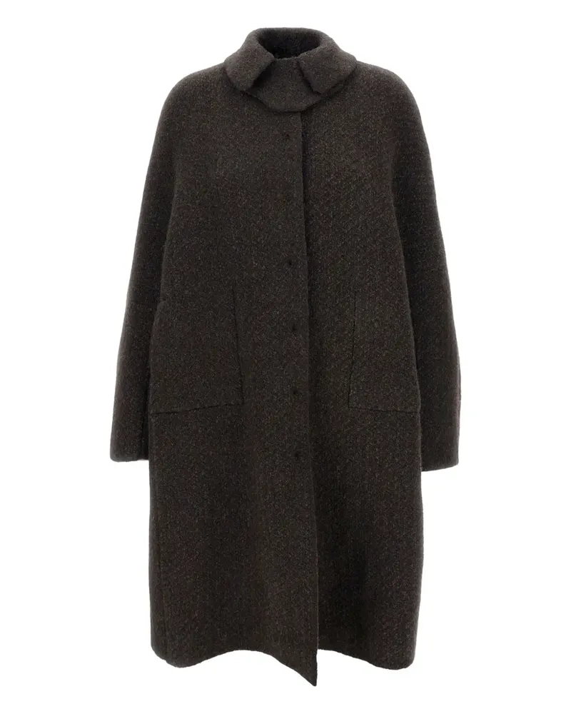Boboutic single-breasted coat - Braun Braun