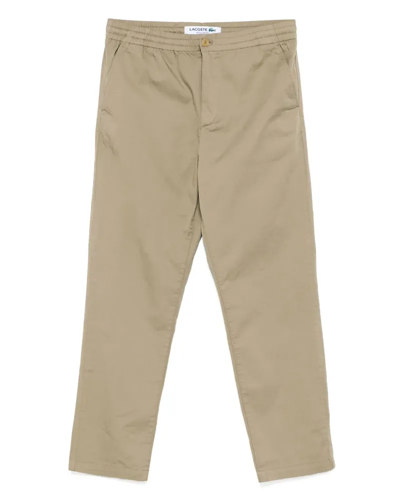 Lacoste Hose mit Logo-Patch - Nude Nude