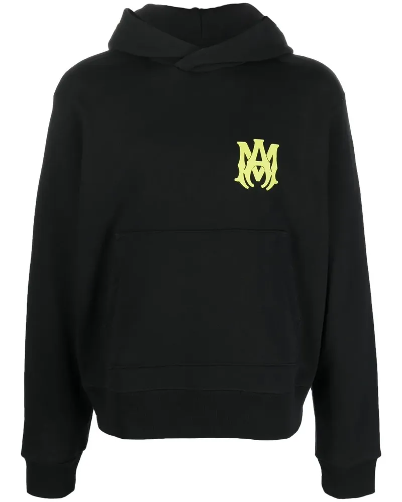 Amiri Hoodie mit Logo-Print - Schwarz Schwarz