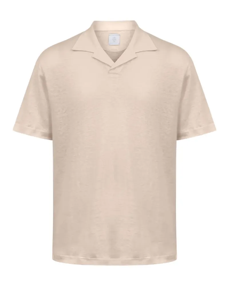 Eleventy T-Shirt mit V-Ausschnitt - Nude Nude