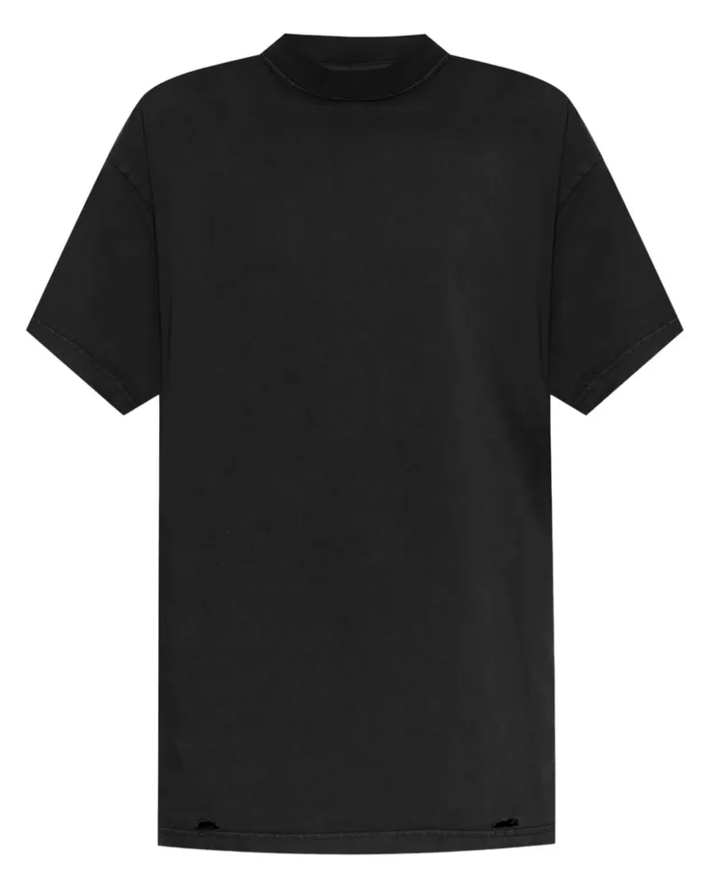 Balenciaga T-Shirt mit Logo-Print - Schwarz Schwarz