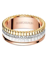 Boucheron 18kt Rotgoldring mit Diamanten Gold